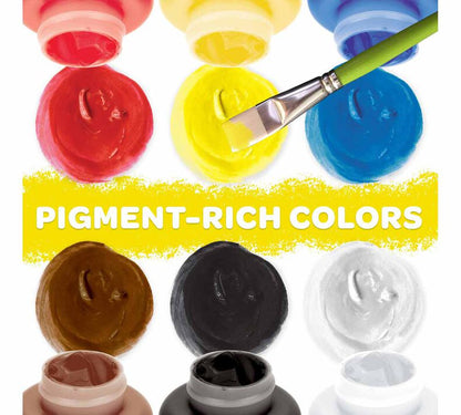 Crayola - 6 Primary Acrylic Color Paint