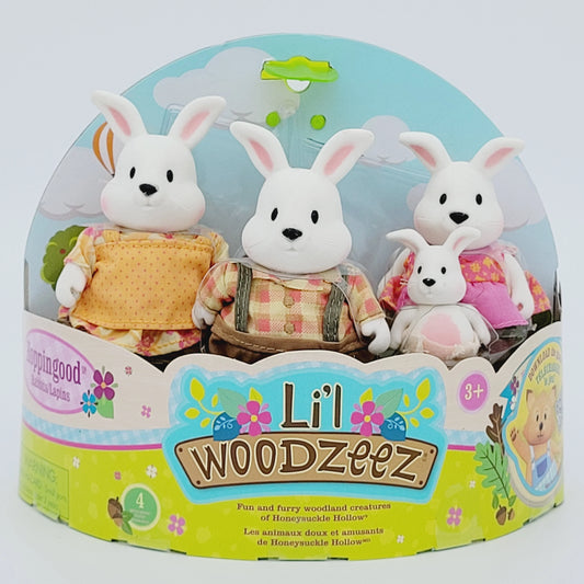 Li'l Woodzeez -The Hoppingood Rabbits Family  (storybook included)