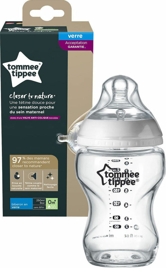 Tommee Tippee - Closer To Nature Biberon En Verre 250ml