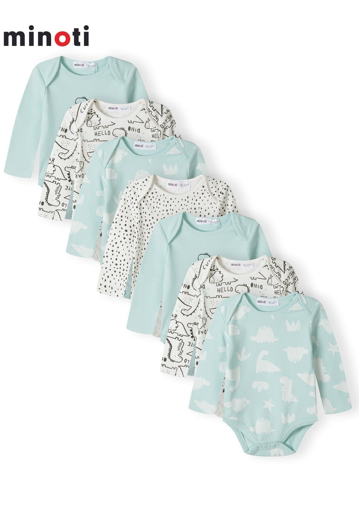 Minoti - Interlock 7 Pack Bodysuits