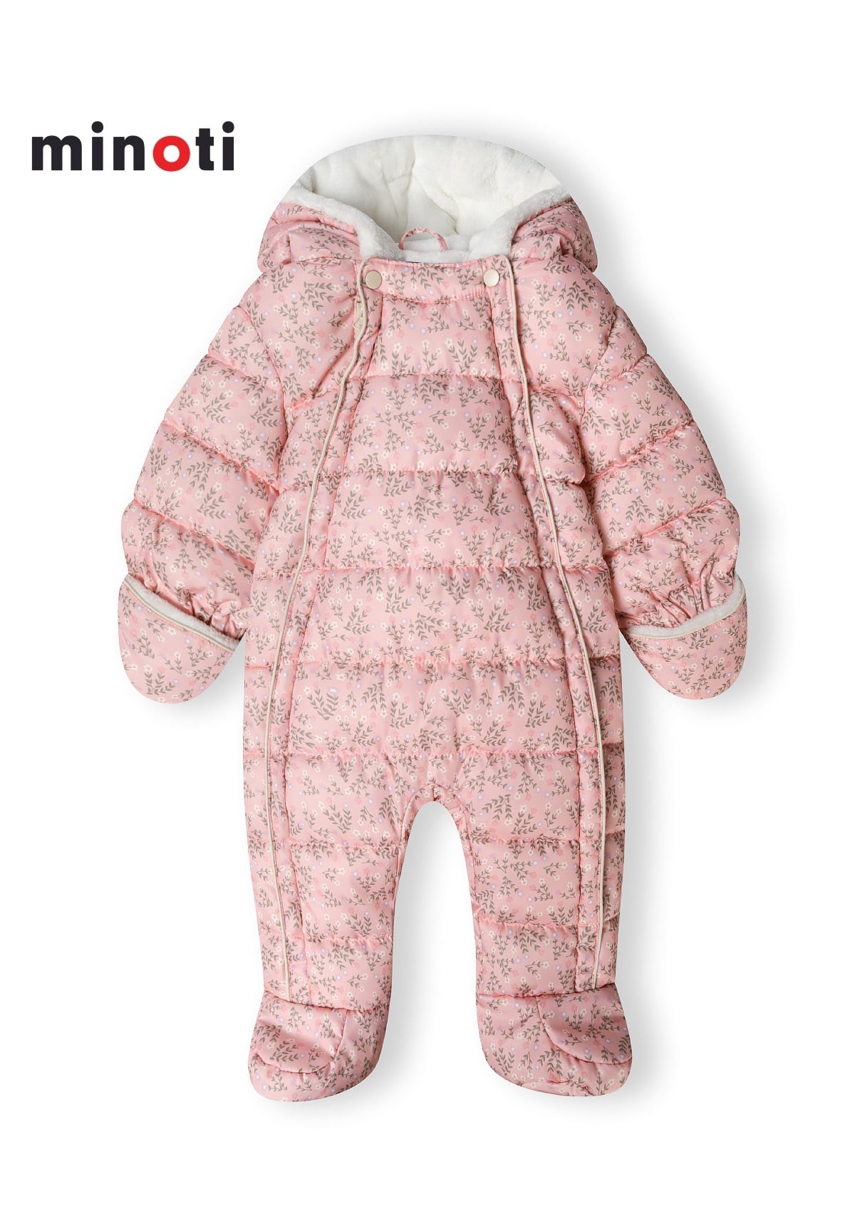 Minoti - Aop Snowsuit Fur Lined