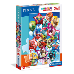 Clementoni - PUZZLE 24 Maxi Pixar Party
