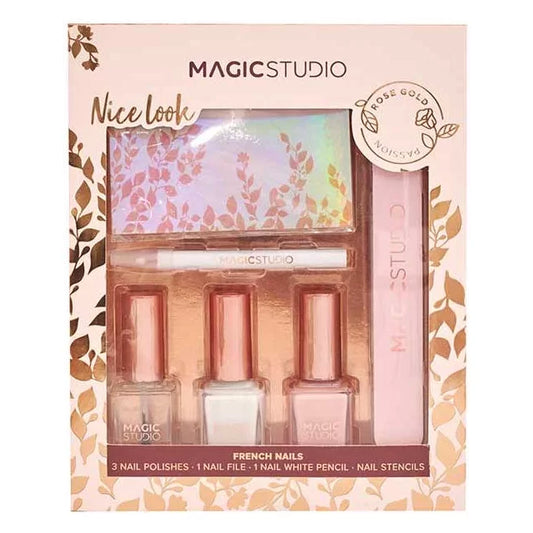 Magic Studio - Rose Gold French Nails