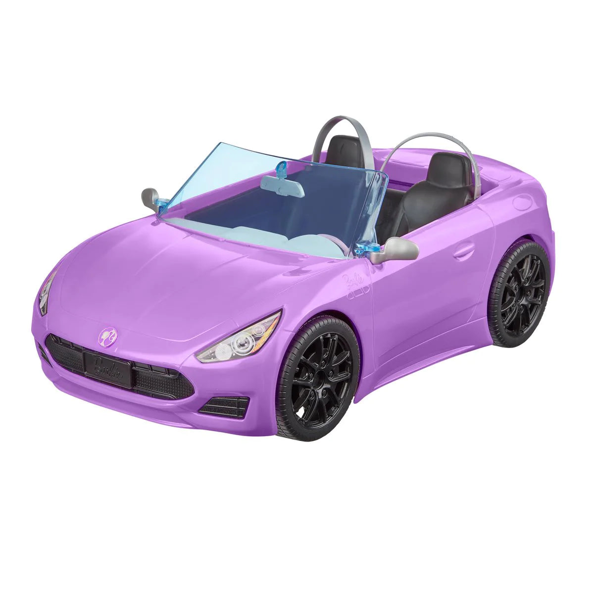 Barbie Doll and Purple Convertible