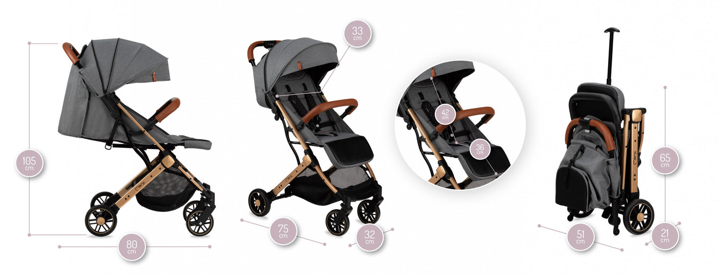 MoMi - ESTELLE GOLD stroller