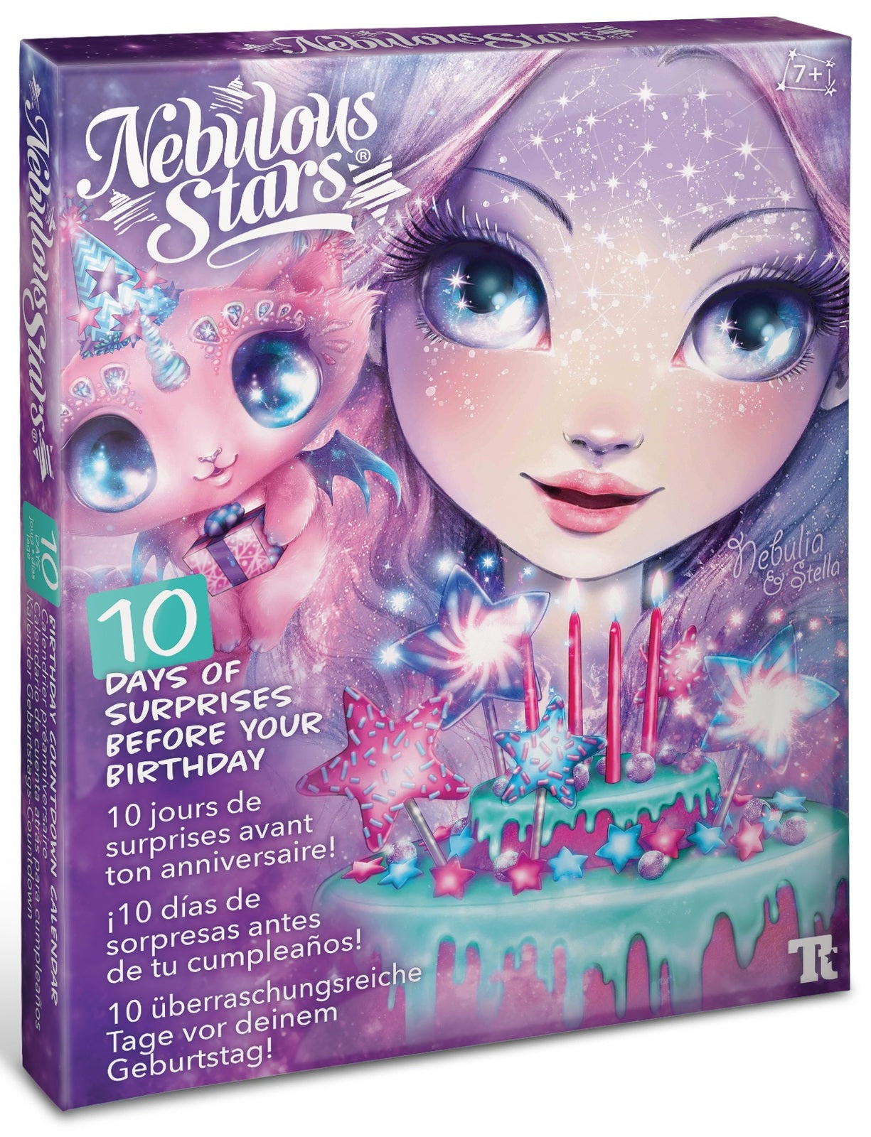 Nebulous Stars - 10 Days Birthday Countdown Calendar Decoration