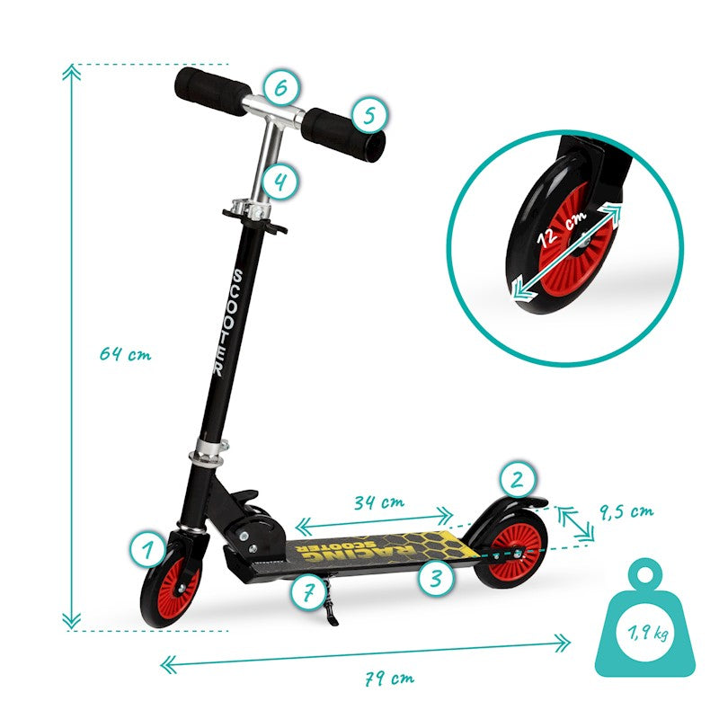 MoMi QKIDS FLO Scooter Aluminium