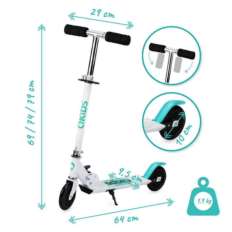 MoMi QKIDS FLO Scooter Aluminium