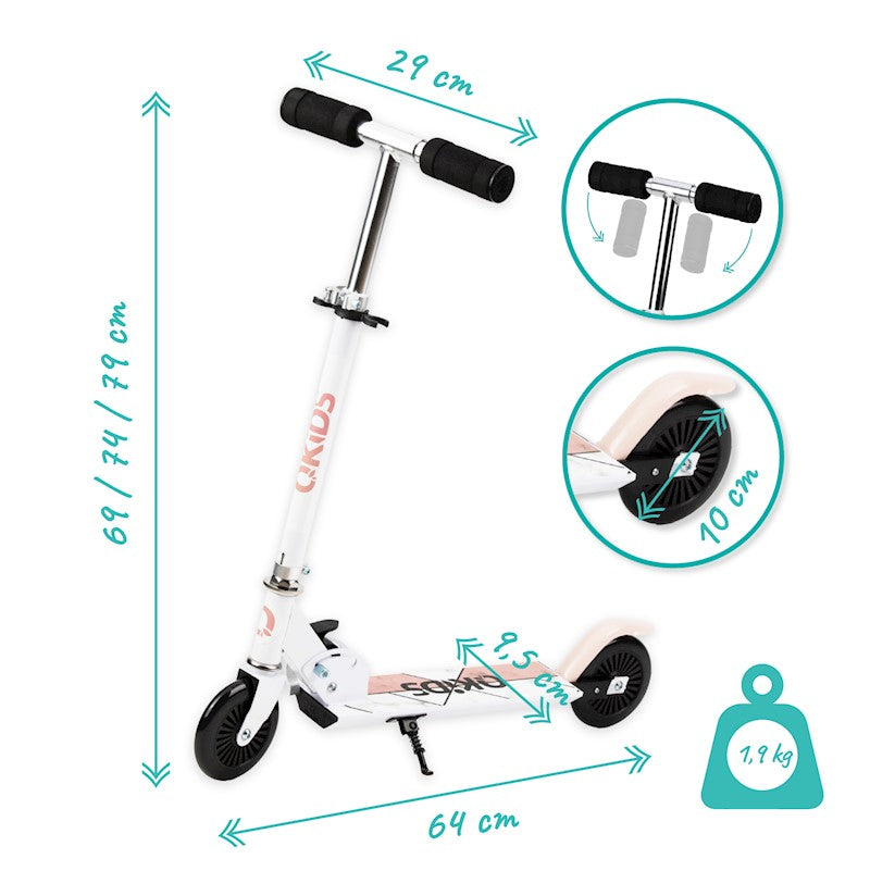 MoMi QKIDS FLO Scooter Aluminium