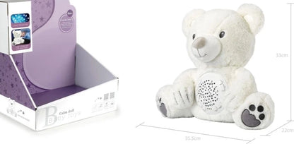 Funmuch- 3in1 Cuddle White Bear Projector Washable