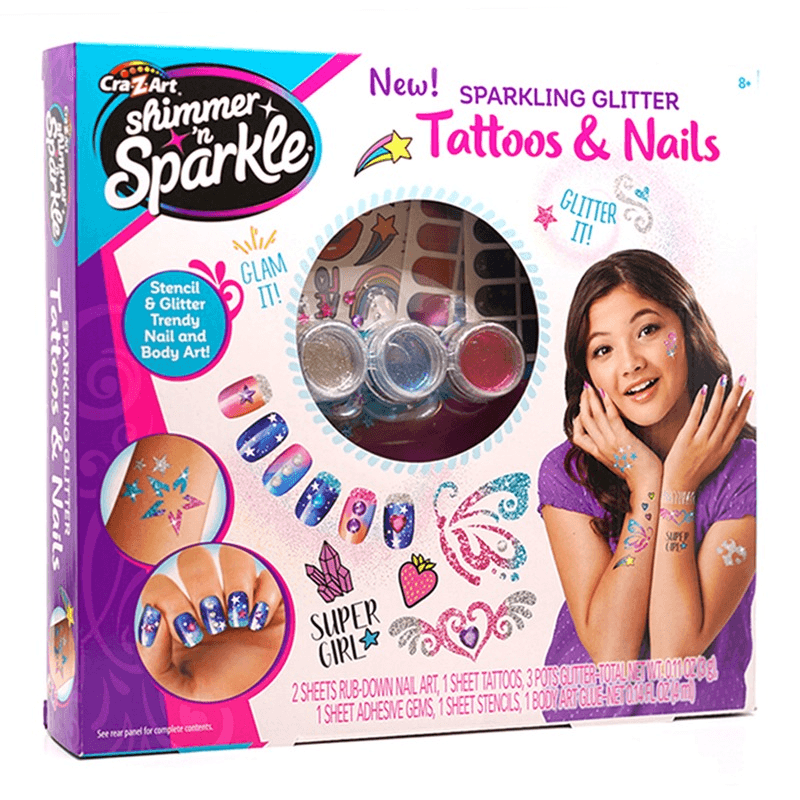 Cra-Z-Art Glitter Nails & Body Tattoo
