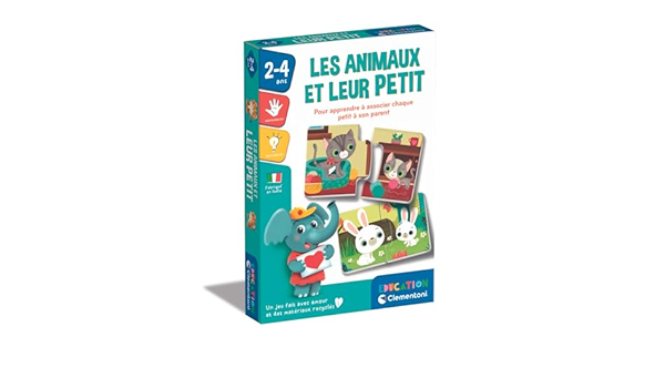 Clementoni - Education, Les animaux et leur petit