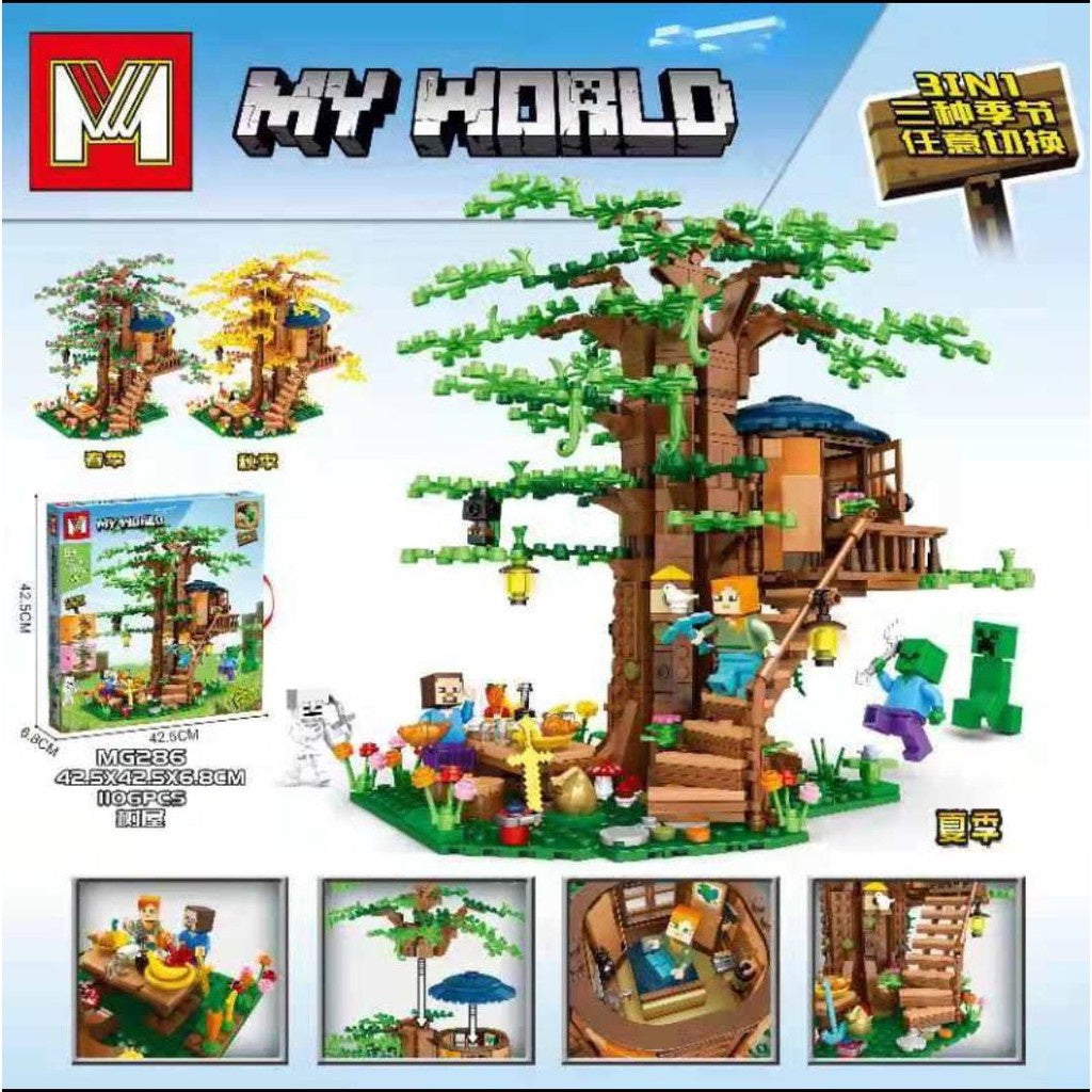 MG LEGO - My World Building Block 1106+pcs