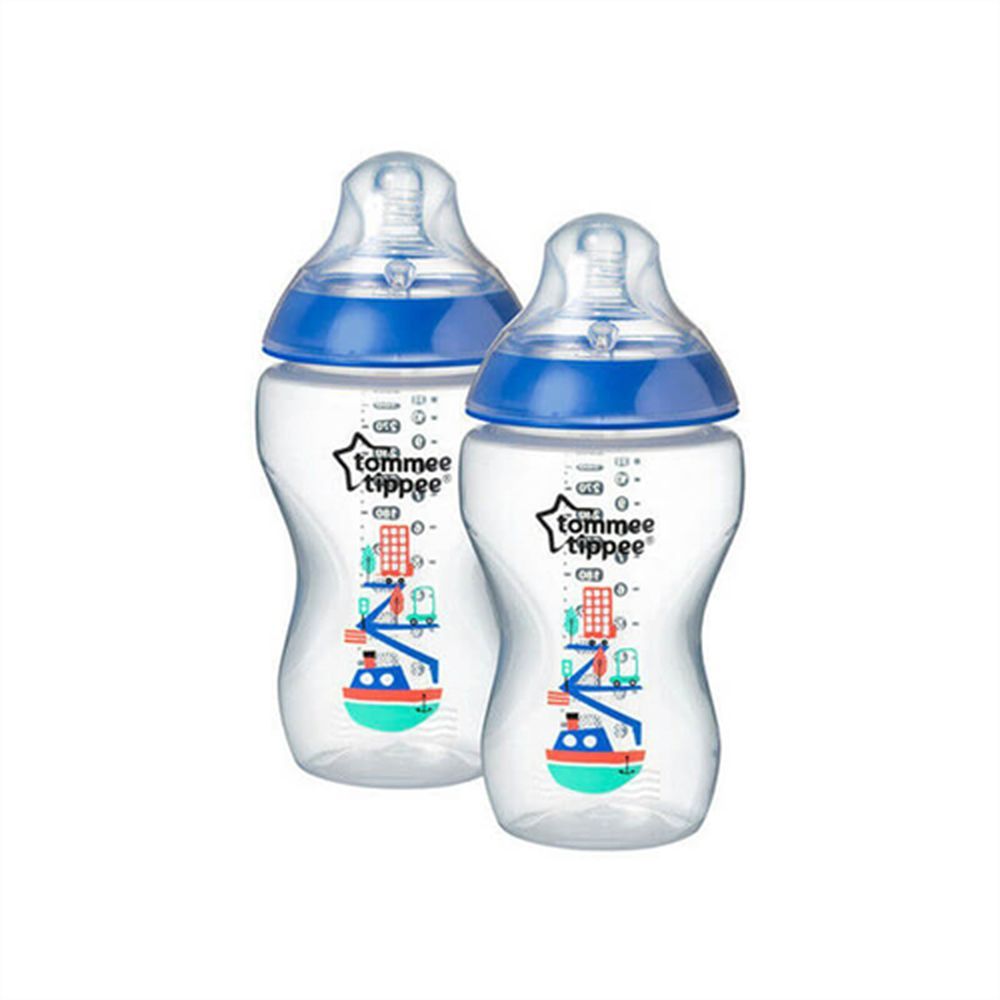 Tommee Tippee - Closer To Nature decorated feeding bottle, 260ml, Pack Of 2