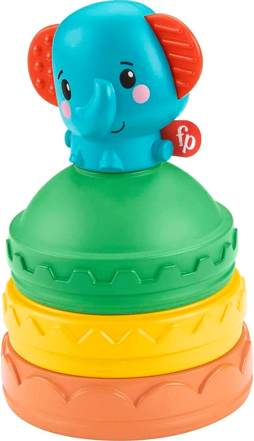 Fisher-Price - Colorful Elephant Stacking Cup