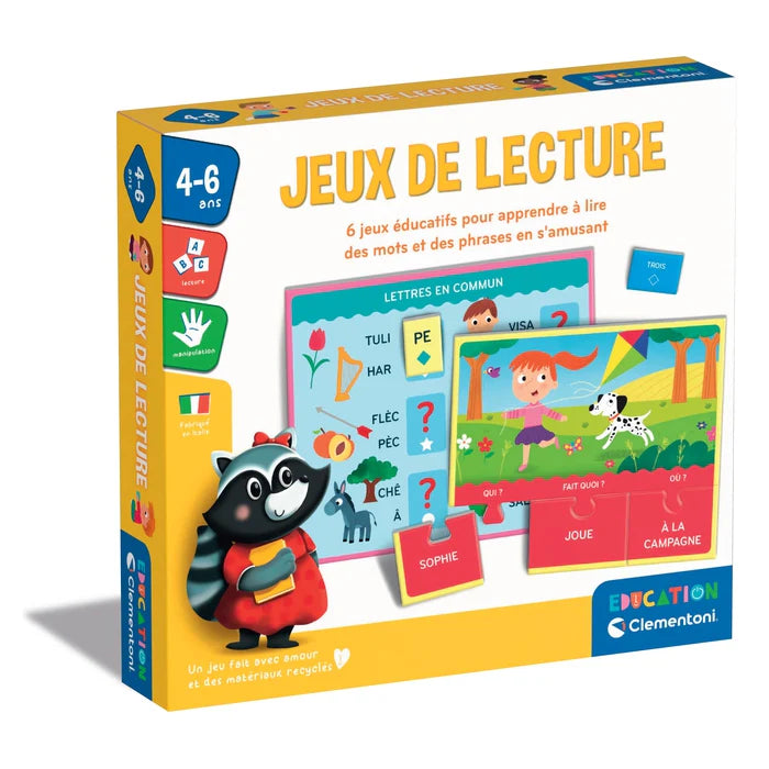 Clementoni - Education, Jeux de Lecture