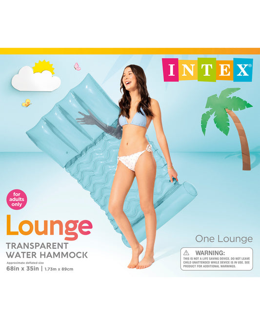 intex transparent water hammock