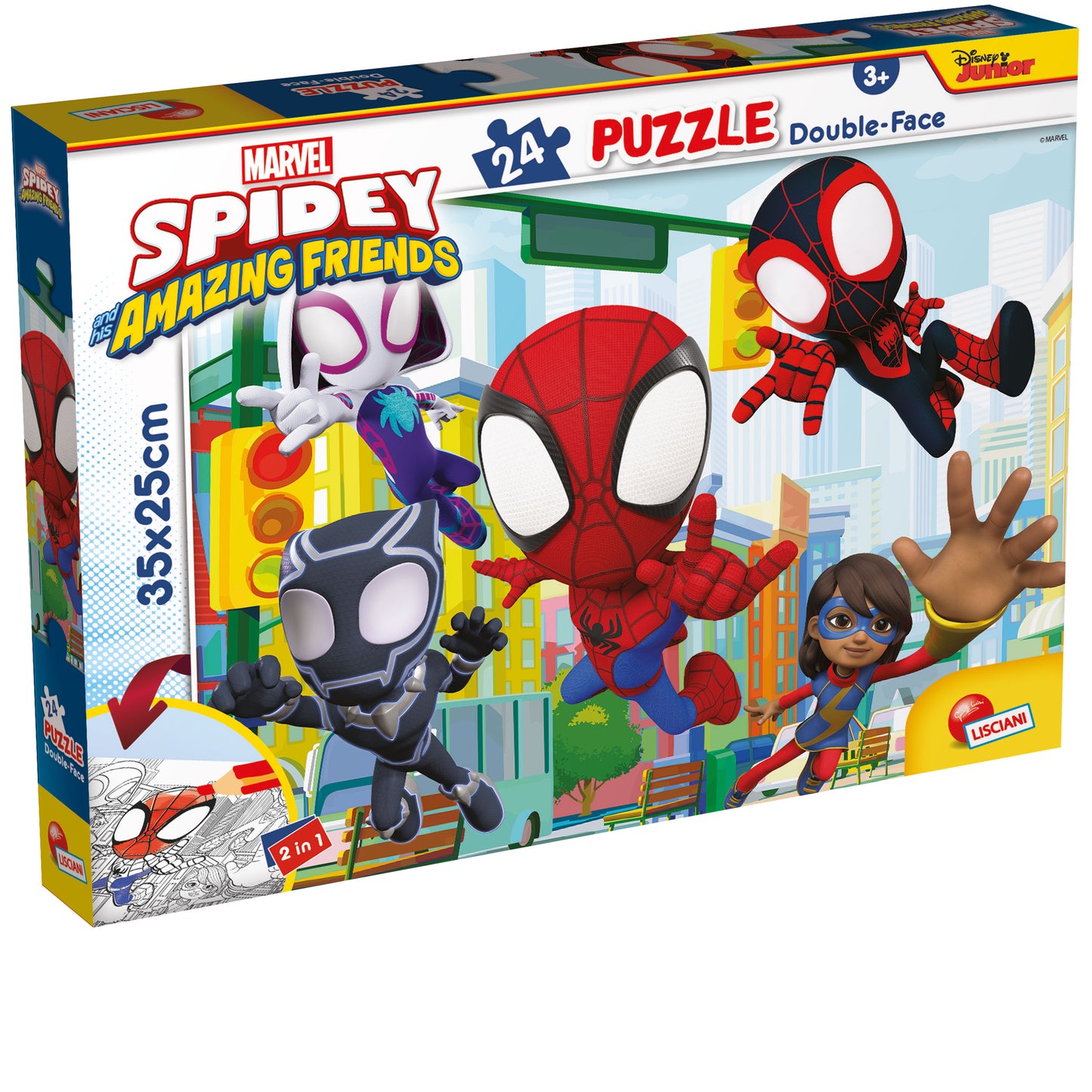 Lisciani - Marvel Puzzle 24 Spidey