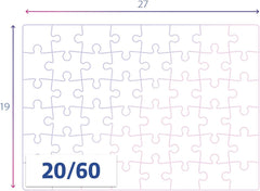 Clementoni - PUZZLE 60 Maxi Superhero