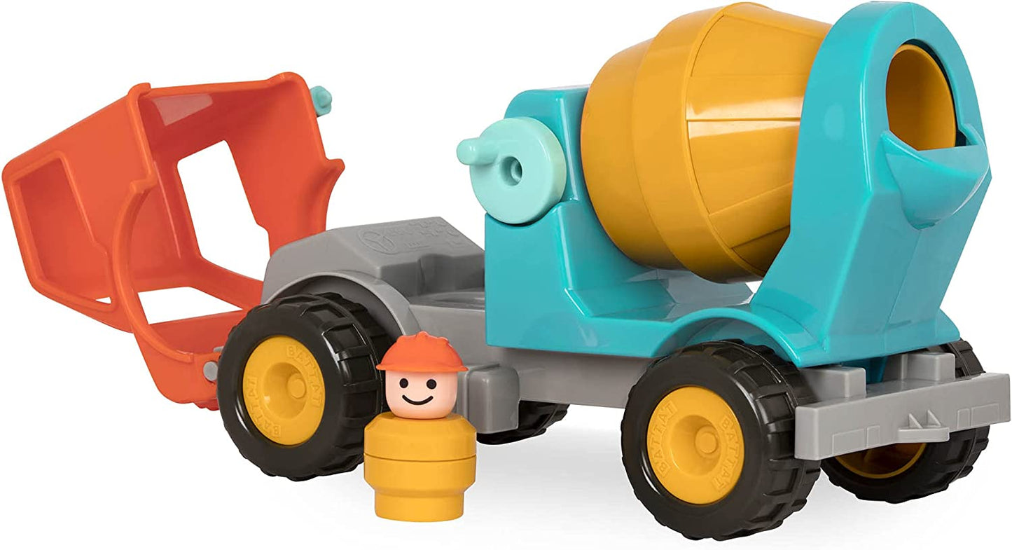 Battat - Cement Mixer, Orange/Blue