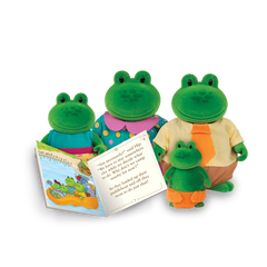 Li'l Woodzeez - The Croakalily Frogs Family  (storybook included)