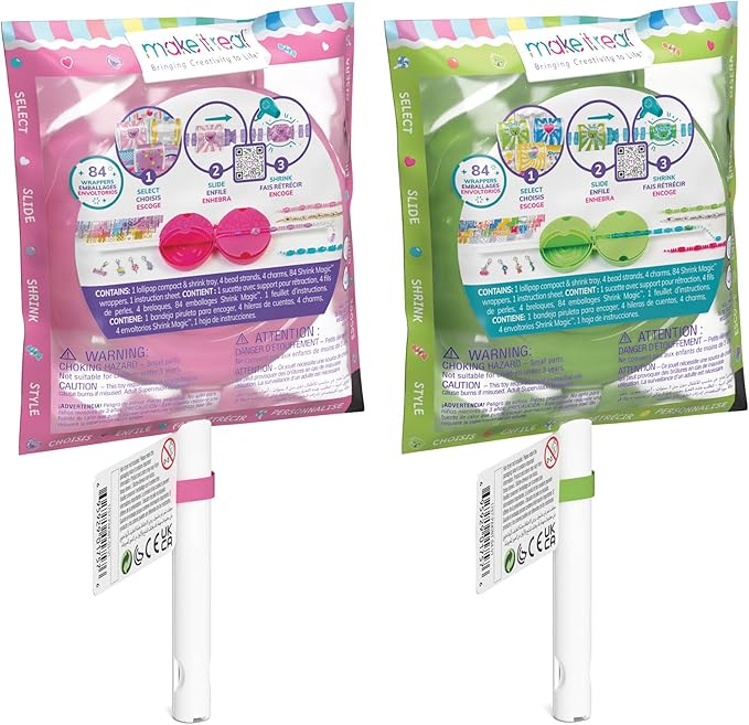 Make It Real Shrink Magic Lollipop Bracelets