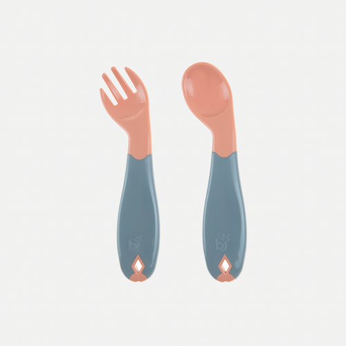 Babyjem Angled Fork & Spoon Set