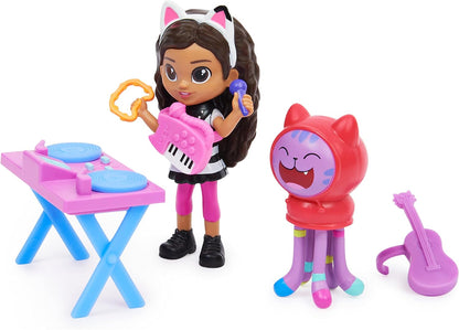 Spin Master - Gabby's Dollhouse, Kitty Karaoke Set with 2 Toy Figures
