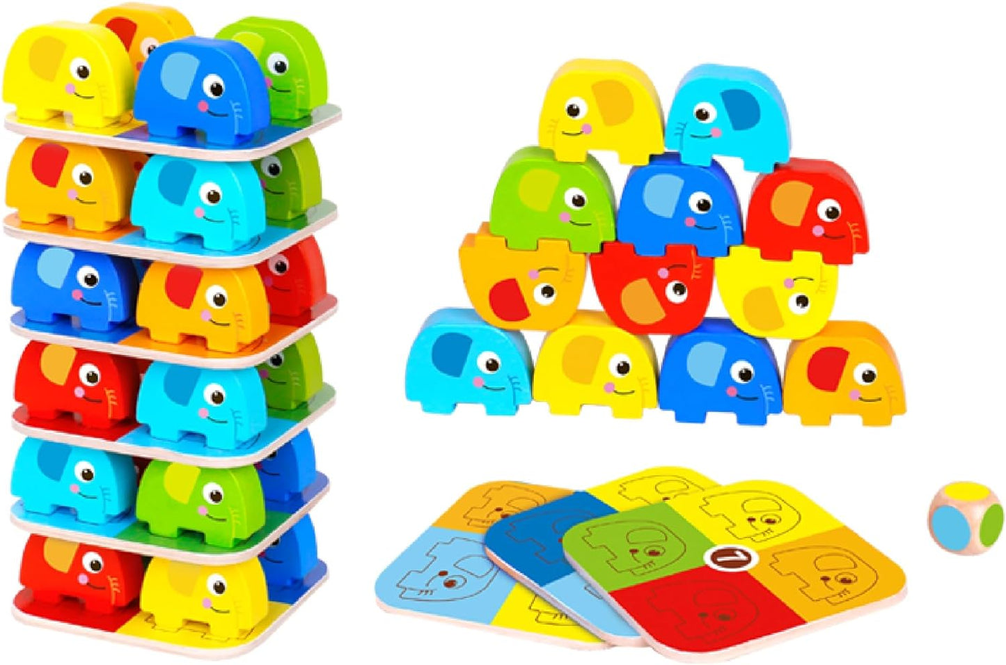 Tooky toy - Elephant Stacking Game