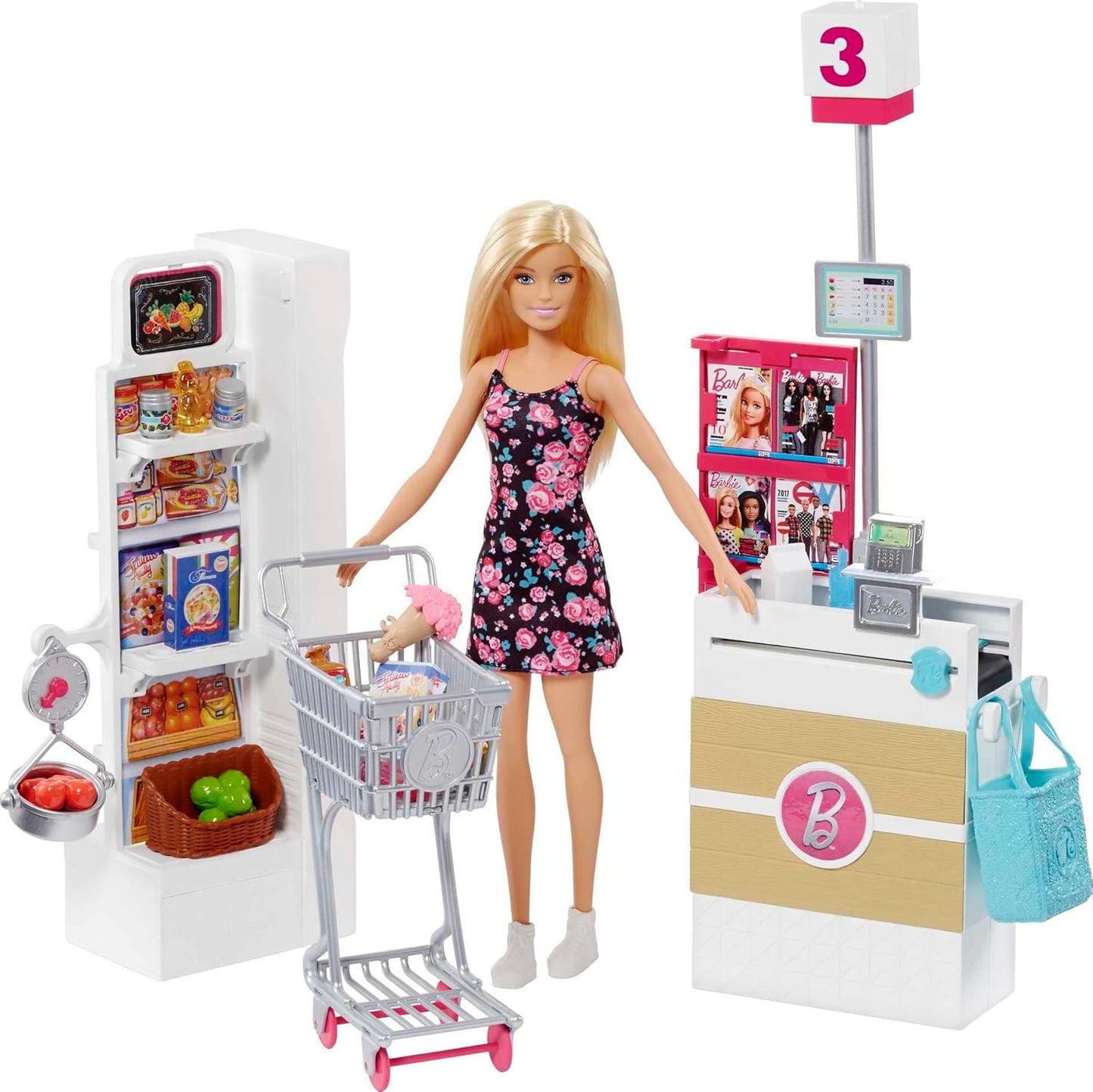 Barbie - Supermarket Play Set