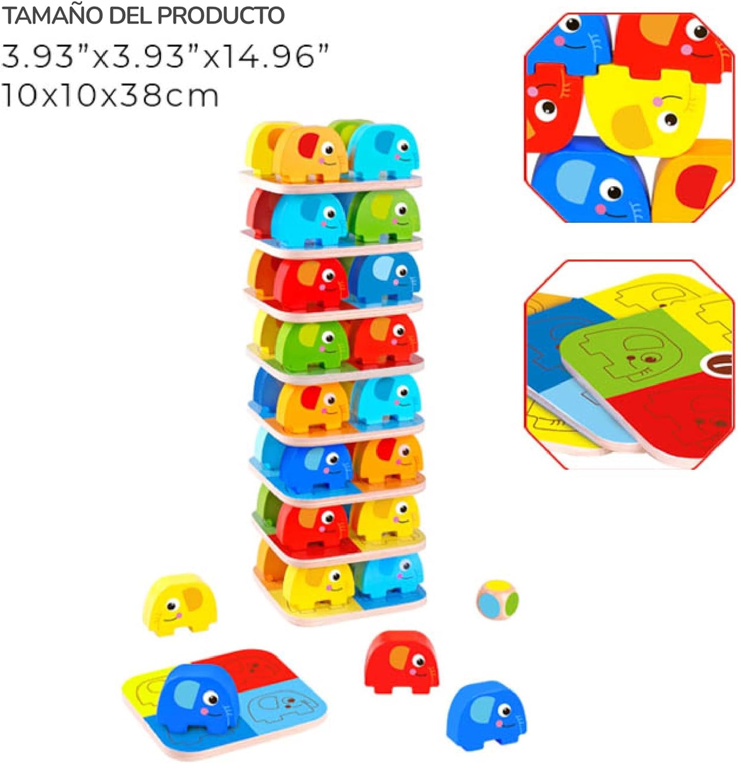 Tooky toy - Elephant Stacking Game