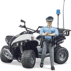 Bruder - Police Quad With Light Skin Policeman And Accessories