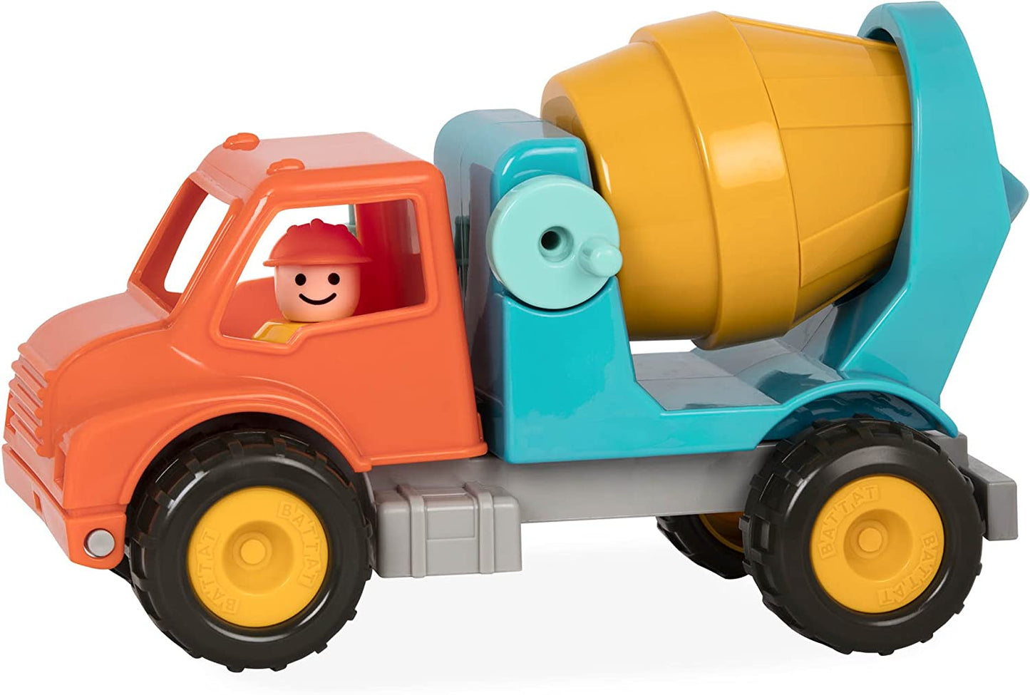 Battat - Cement Mixer, Orange/Blue