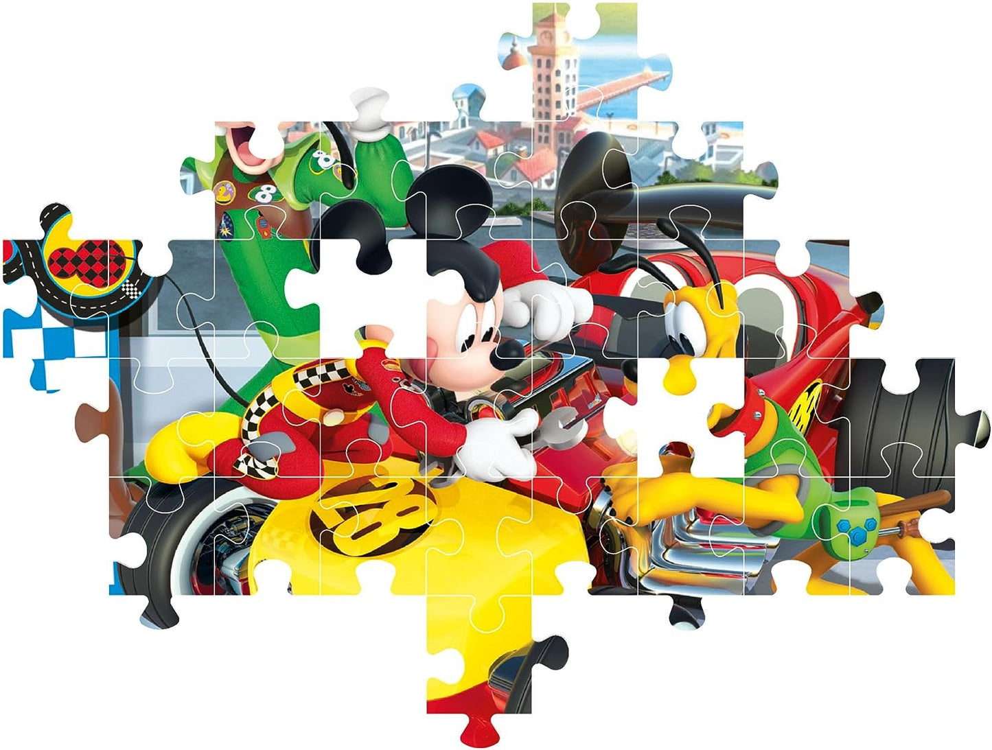 Clementoni - PUZZLE 104 Mickey And The Roadster