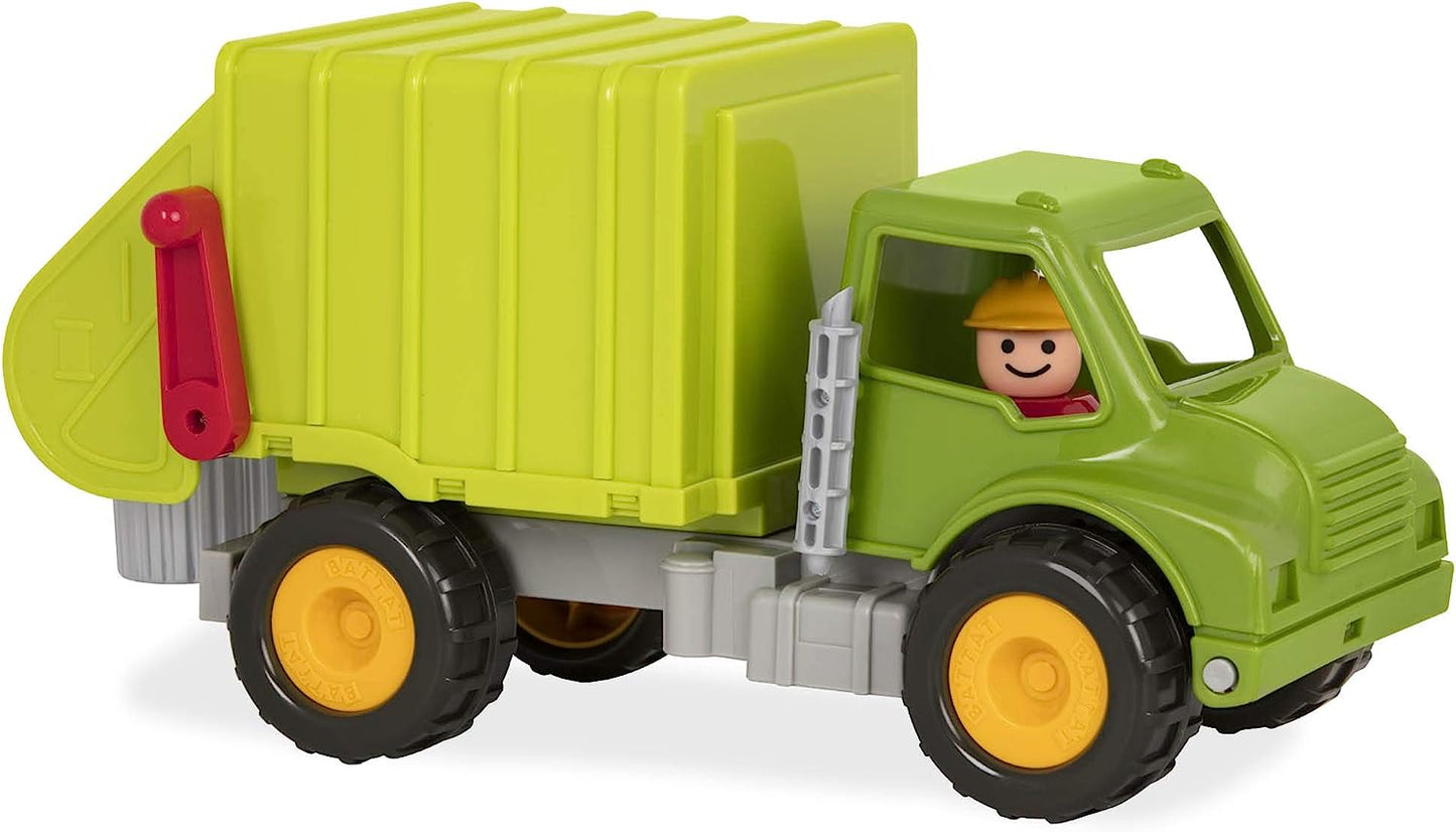 Battat - Garbage Truck Toy, Lime Green