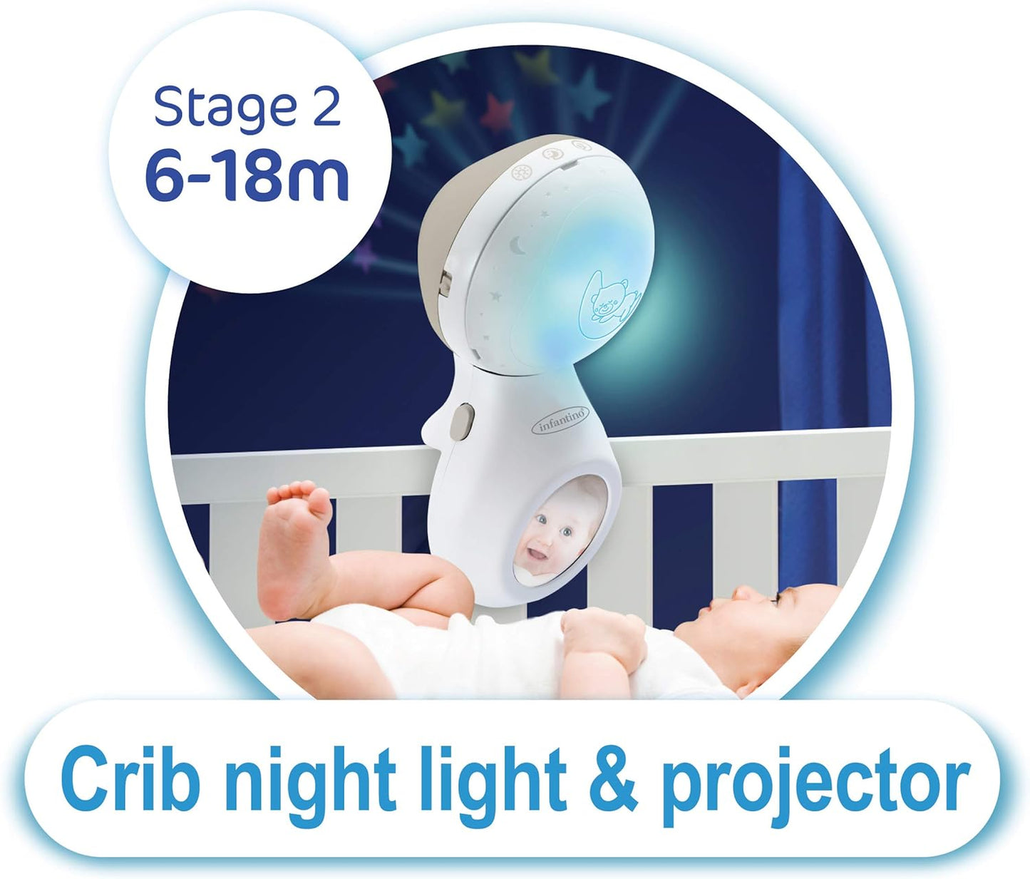 Infantino - 3 in 1 Baby Musical Projector