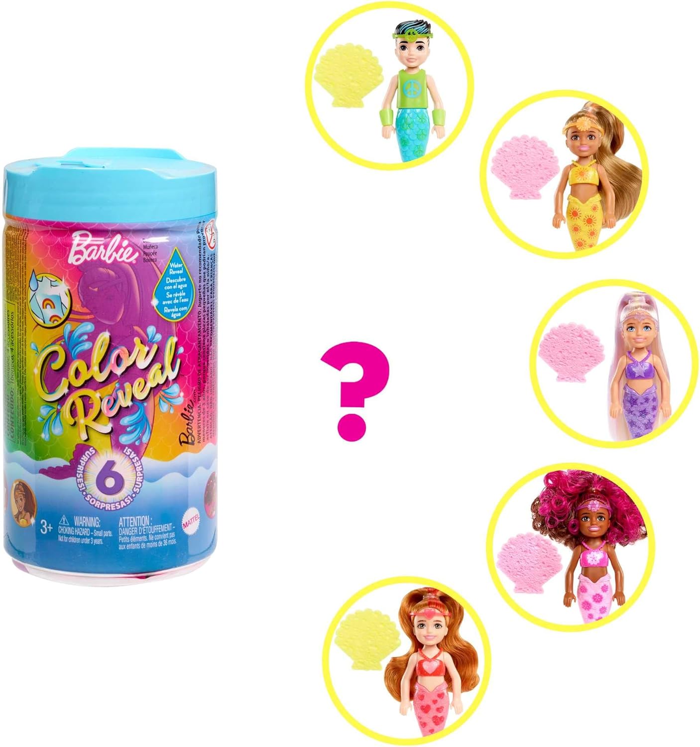 Barbie - Chelsea Color Reveal Mermaid