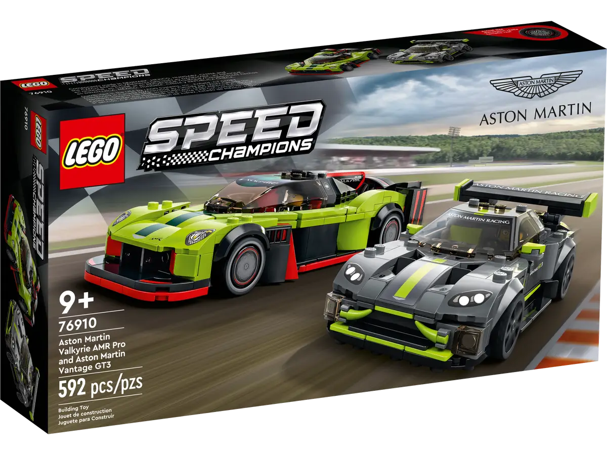 Lego - Speed Champions, Aston Martin Valkyrie AMR Pro and Aston Martin Vantage GT3