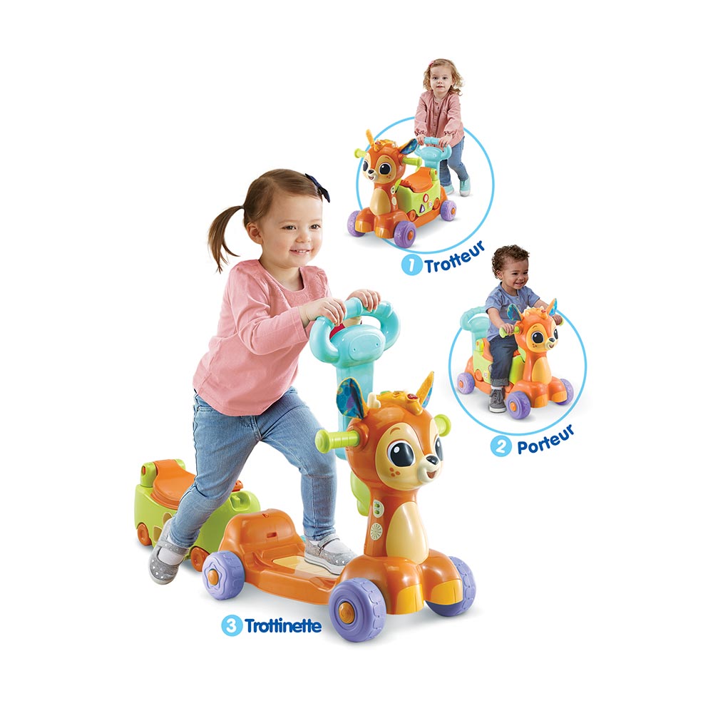 Vtech - Porteur Scooter Interactif 3 in 1