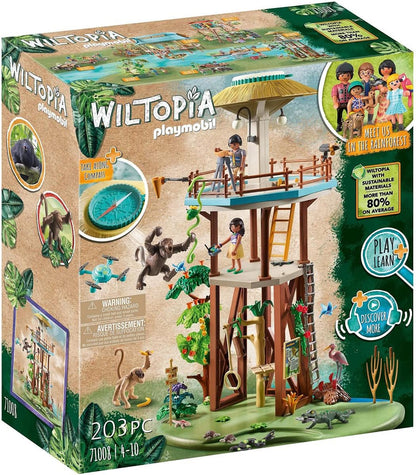 Playmobil - Wiltopia Research Tower With Compass