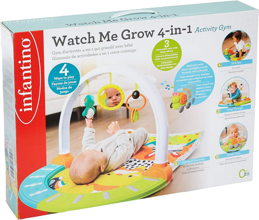 Infantino - Watch Me Grow 4-In-1 Activity Gym Playmat