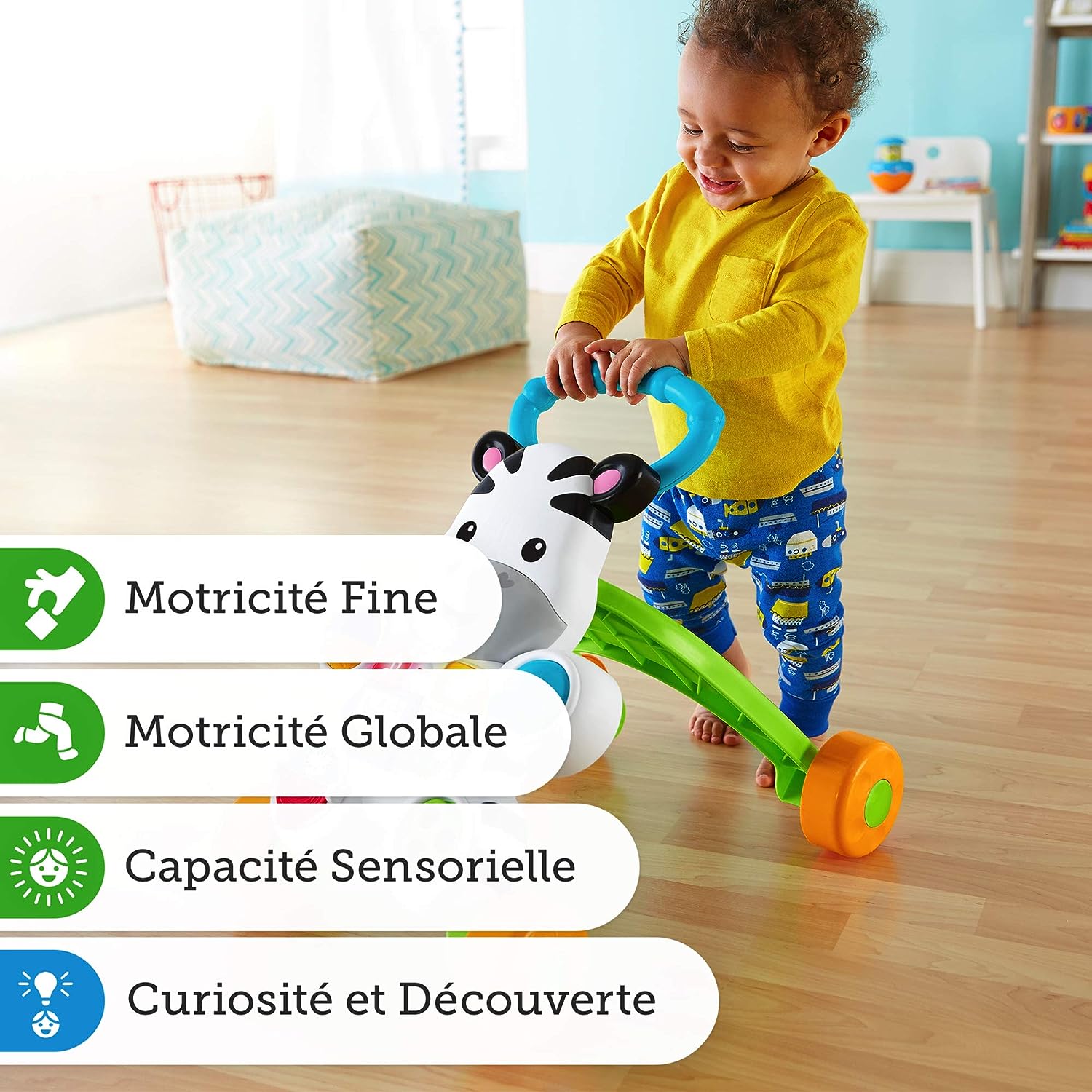 Fisher shops price mon trotteur zebre