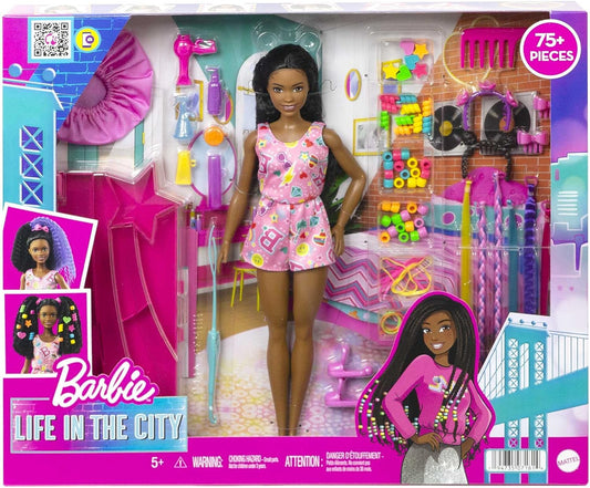 Barbie - Stadleben Braiding, Styling & Care Playset