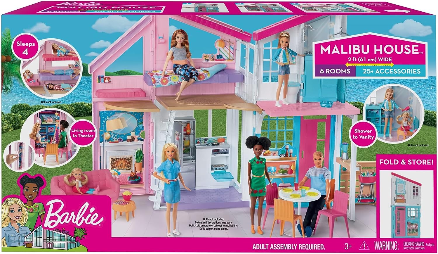 Barbie Malibu House Playset