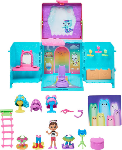 Spin Master - Gabby's Dollhouse, Rainbow Closet Portable Playset