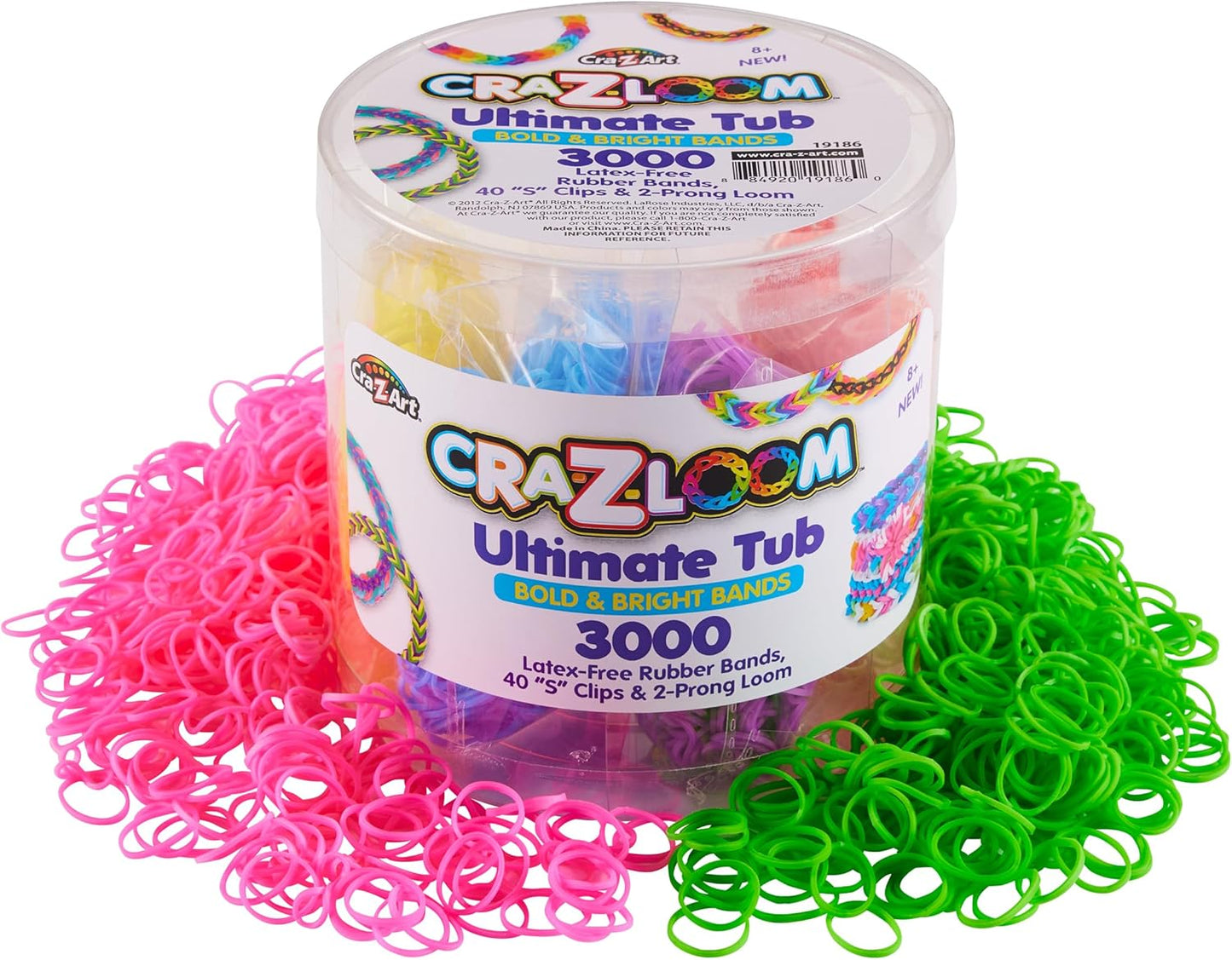 Cra - Z - Art - Ultimate Tub 3000 Colourful Bands