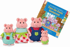 Li'l Woodzeez - The Curlicue Pigs Family  (storybook included)