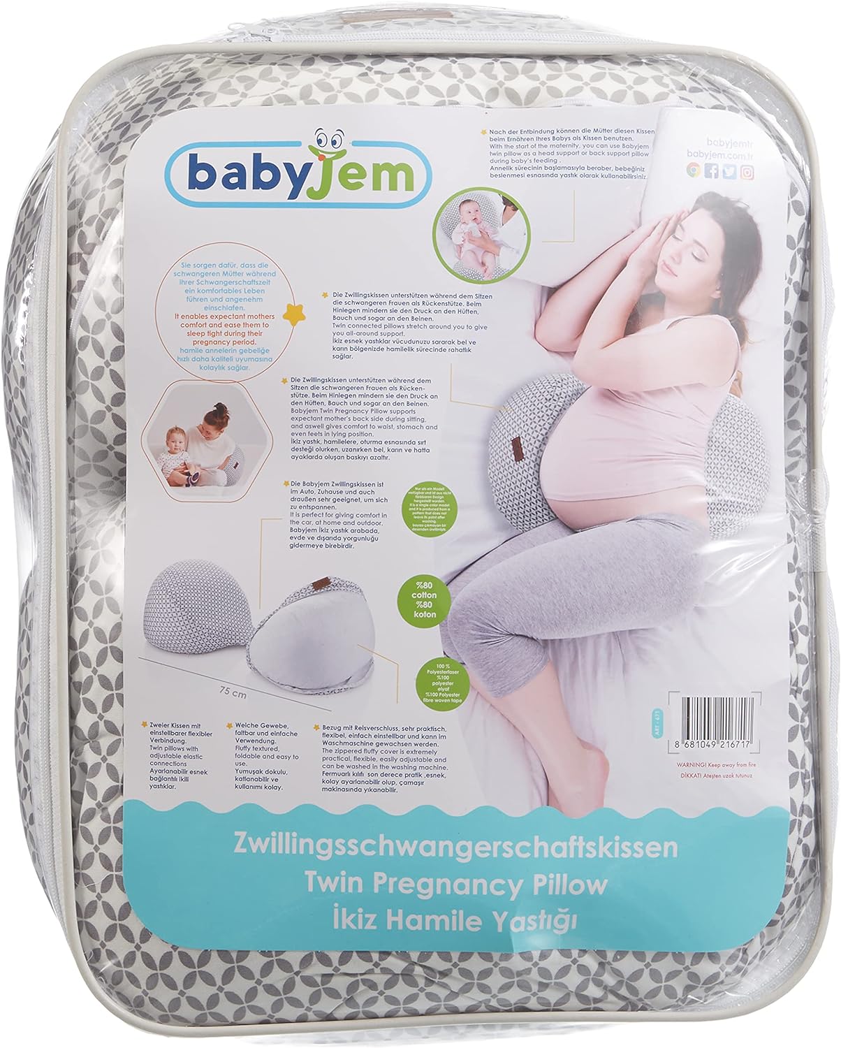 Twin pregnancy clearance pillow