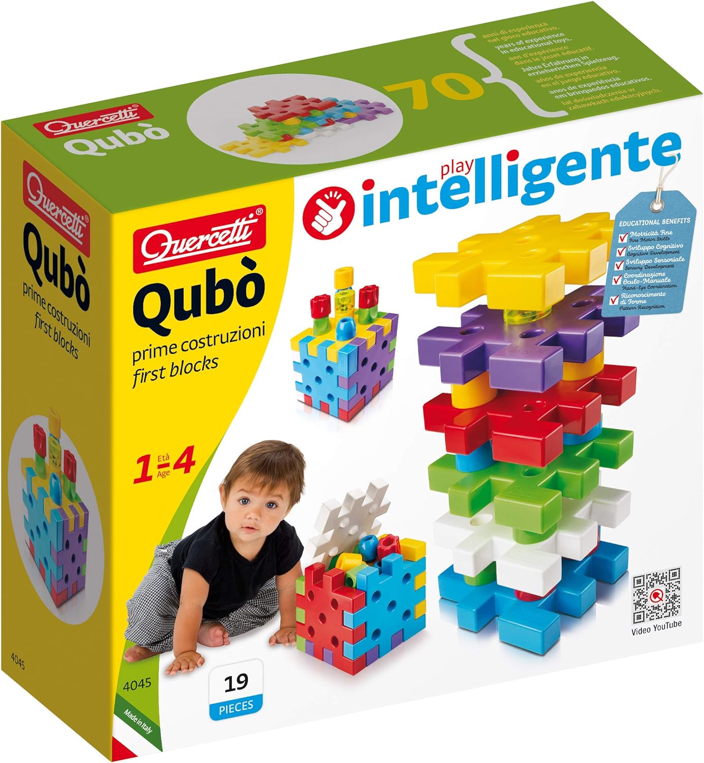 Quercetti - Qubo, First Blocks