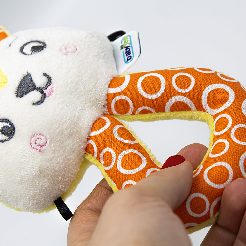 Babyjem Soft Cat Rattle Toy